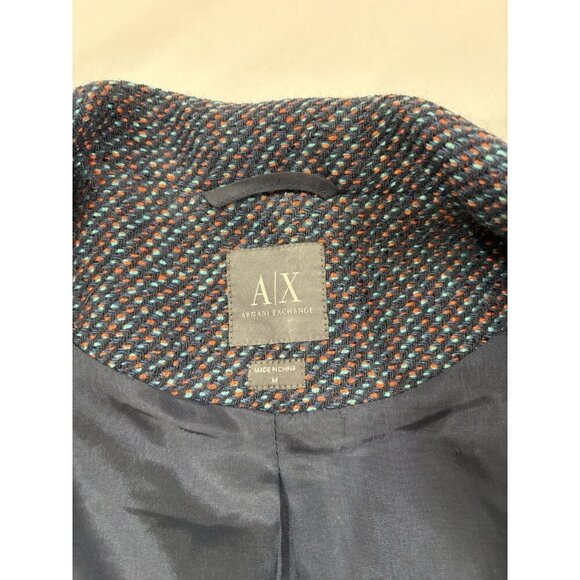 Armani Exchange Tweed Multicolored Women Long Sleeve Jacket Size Medium - Picture 6 of 9